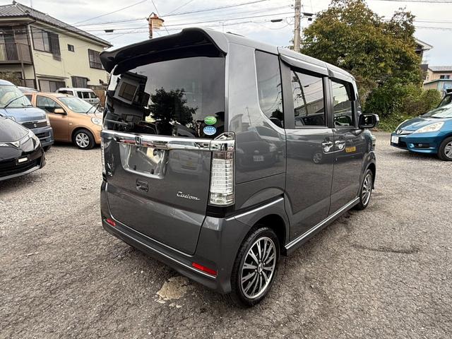 N-BOXカスタム G ターボSSパッケージ 4WD バックカメラ 両側電動スライドドア ナビ TV オートクルーズコントロール 衝突被害軽減システム HID スマートキー アイドリングストップ シートヒーター ベンチシート CVT(16枚目)