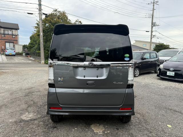 N-BOXカスタム G ターボSSパッケージ 4WD バックカメラ 両側電動スライドドア ナビ TV オートクルーズコントロール 衝突被害軽減システム HID スマートキー アイドリングストップ シートヒーター ベンチシート CVT(17枚目)