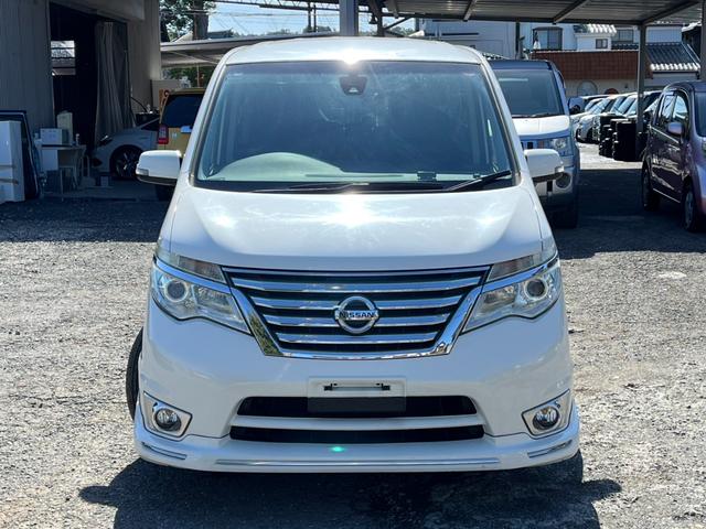 セレナ ハイウェイスターG S-ハイブリッド バックカメラ ナビ TV オートクルーズコントロール 衝突被害軽減システム 両側電動スライドドア オートライト スマートキー 電動格納ミラー 3列シート CVT アルミホイール USB(13枚目)