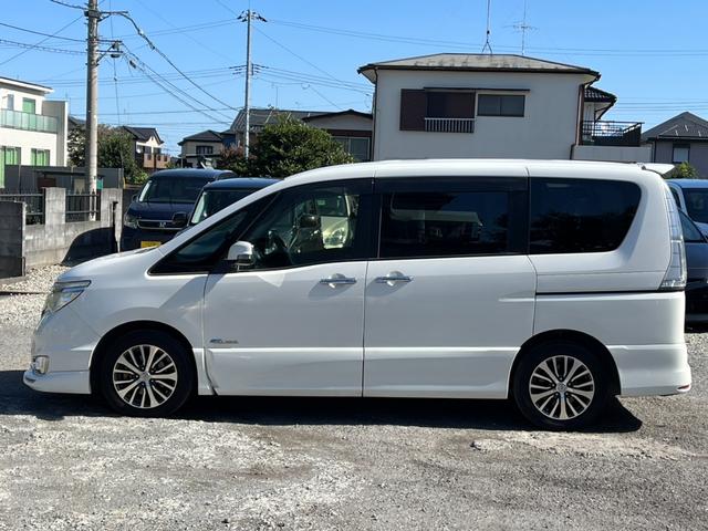 セレナ ハイウェイスターG S-ハイブリッド バックカメラ ナビ TV オートクルーズコントロール 衝突被害軽減システム 両側電動スライドドア オートライト スマートキー 電動格納ミラー 3列シート CVT アルミホイール USB(16枚目)