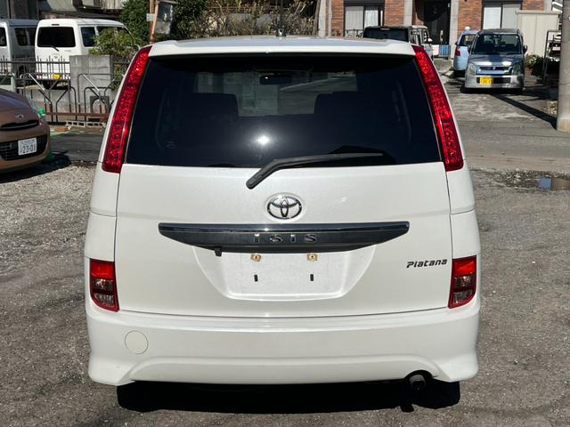 アイシス プラタナ　４ＷＤ　バックカメラ　ナビ　ＴＶ　両側スライド・片側電動　オートライト　ＨＩＤ　スマートキー　３列シート　ＣＶＴ　アルミホイール　ＣＤ　ＤＶＤ再生　ミュージックプレイヤー接続可　盗難防止システム（19枚目）