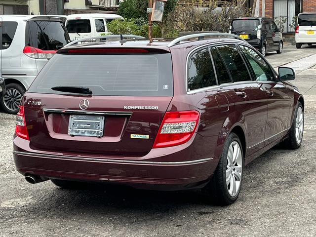 Cクラスステーションワゴン C200コンプレッサーステーションワゴン バックカメラ ナビ TV オートクルーズコントロール アルミホイール キーレスエントリー AT 盗難防止システム ルーフレール ABS エアコン パワーステアリング パワーウィンドウ(18枚目)