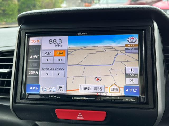 N-BOX G SSパッケージ 両側電動スライドドア ナビ TV スマートキー アイドリングストップ ベンチシート CVT 盗難防止システム ABS ESC CD USB アルミホイール 衝突安全ボディ エアコン パワーステアリング(4枚目)