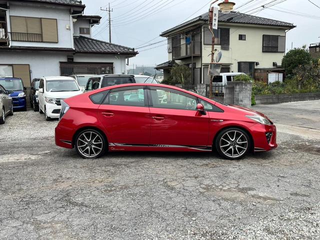 プリウス Sツーリングセレクション・G’s ETC バックカメラ ナビ TV アルミホイール オートライト HID CVT スマートキー 電動格納ミラー 盗難防止システム CD DVD再生 Bluetooth 衝突安全ボディ ABS エアコン(15枚目)