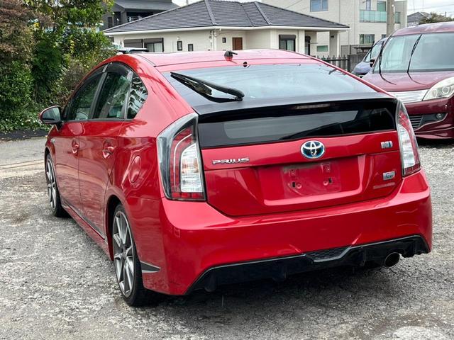 プリウス Sツーリングセレクション・G’s ETC バックカメラ ナビ TV アルミホイール オートライト HID CVT スマートキー 電動格納ミラー 盗難防止システム CD DVD再生 Bluetooth 衝突安全ボディ ABS エアコン(19枚目)