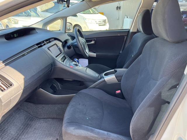 プリウス S ETC バックカメラ ナビ TV アルミホイール オートライト HID CVT スマートキー アイドリングストップ 電動格納ミラー 盗難防止システム CD DVD再生 Bluetooth(9枚目)