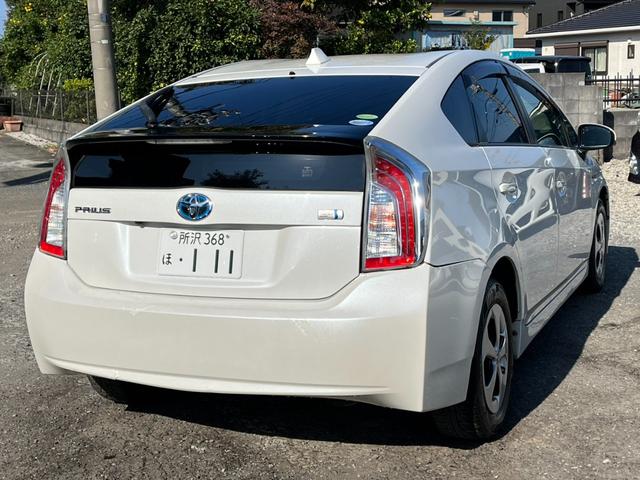 プリウス S ETC バックカメラ ナビ TV アルミホイール オートライト HID CVT スマートキー アイドリングストップ 電動格納ミラー 盗難防止システム CD DVD再生 Bluetooth(17枚目)