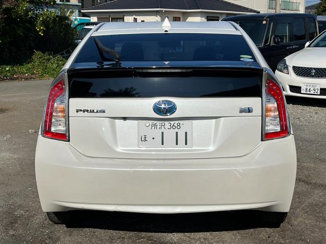 プリウス S ETC バックカメラ ナビ TV アルミホイール オートライト HID CVT スマートキー アイドリングストップ 電動格納ミラー 盗難防止システム CD DVD再生 Bluetooth(18枚目)