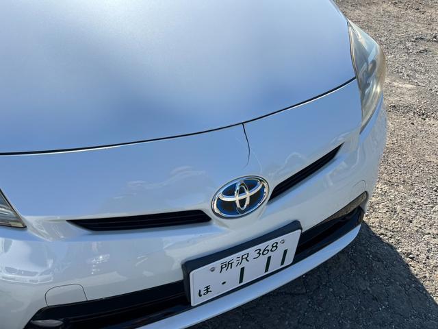 プリウス S ETC バックカメラ ナビ TV アルミホイール オートライト HID CVT スマートキー アイドリングストップ 電動格納ミラー 盗難防止システム CD DVD再生 Bluetooth(24枚目)