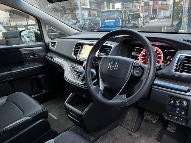 オデッセイ アブソルート ETC バックカメラ ナビ TV オートクルーズコントロール 両側電動スライドドア オートライト LEDヘッドランプ スマートキー アイドリングストップ 3列シート CVT アルミホイール(22枚目)