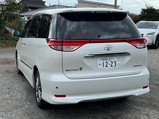 エスティマ 2.4アエラス 20thアニバーサリーエディション 4WD バックカメラ ナビ TV クリアランスソナー オートクルーズコントロール 両側電動スライドドア HID スマートキー 電動格納ミラー 3列シート オットマン CVT アルミホイール CD(17枚目)
