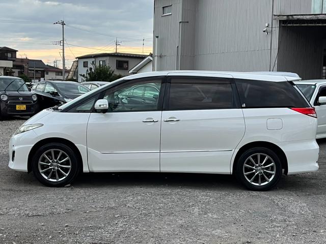 エスティマ 2.4アエラス 20thアニバーサリーエディション 4WD バックカメラ ナビ TV クリアランスソナー オートクルーズコントロール 両側電動スライドドア HID スマートキー 電動格納ミラー 3列シート オットマン CVT アルミホイール CD(18枚目)