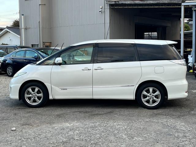 エスティマハイブリッド G 4WD 福祉車輌 ナビ TV オートクルーズコントロール 両側電動スライドドア オートライト HID スマートキー 電動格納ミラー 後席モニター 3列シート(15枚目)