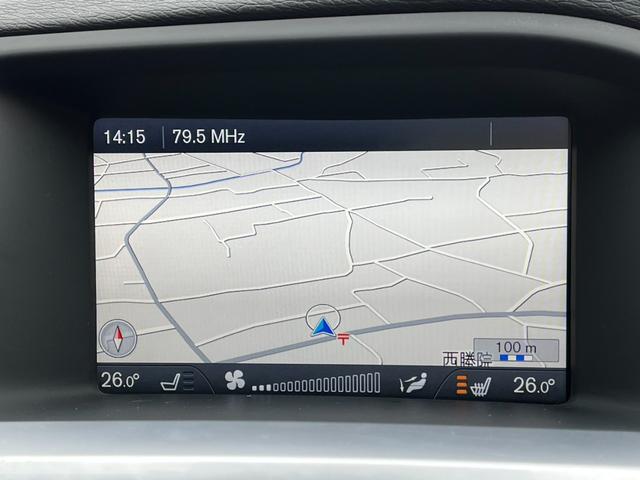 V60 T4 ナビ TV クリアランスソナー オートクルーズコントロール アルミホイール オートライト シートヒーター AT 盗難防止システム ABS CD USB ミュージックプレイヤー接続可(3枚目)