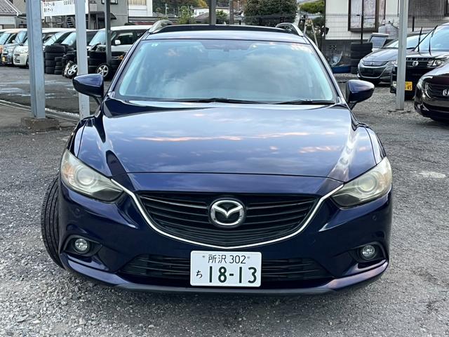 アテンザワゴン XD ETC バックカメラ ナビ TV クリアランスソナー オートクルーズコントロール アルミホイール オートライト スマートキー アイドリングストップ AT 盗難防止システム 衝突安全ボディ ルーフレール(12枚目)