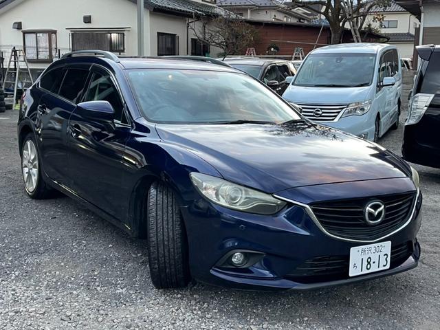 アテンザワゴン XD ETC バックカメラ ナビ TV クリアランスソナー オートクルーズコントロール アルミホイール オートライト スマートキー アイドリングストップ AT 盗難防止システム 衝突安全ボディ ルーフレール(13枚目)