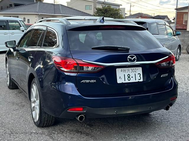 アテンザワゴン XD ETC バックカメラ ナビ TV クリアランスソナー オートクルーズコントロール アルミホイール オートライト スマートキー アイドリングストップ AT 盗難防止システム 衝突安全ボディ ルーフレール(17枚目)