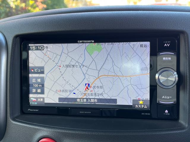 キューブ ライダー　ナビ　ＴＶ　スマートキー　電動格納ミラー　ベンチシート　ＣＶＴ　アルミホイール　ＣＤ　ＵＳＢ　ミュージックプレイヤー接続可　盗難防止システム　衝突安全ボディ　ＡＢＳ　エアコン　パワーステアリング（3枚目）