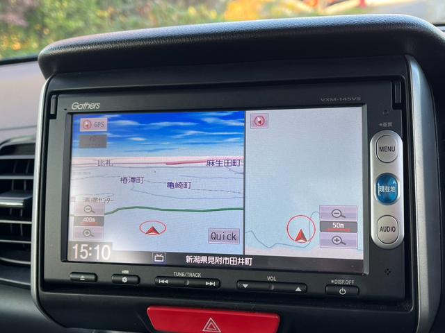 N-BOX G SSパッケージ 4WD バックカメラ 両側電動スライドドア ナビ TV 衝突被害軽減システム スマートキー アイドリングストップ シートヒーター ベンチシート CVT 盗難防止システム ABS ESC CD(3枚目)