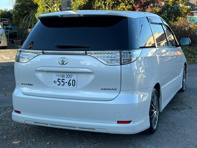 エスティマ アエラス バックカメラ ナビ TV オートクルーズコントロール 両側電動スライドドア オートライト HID スマートキー 電動格納ミラー 後席モニター 3列シート CVT アルミホイール CD DVD再生(15枚目)