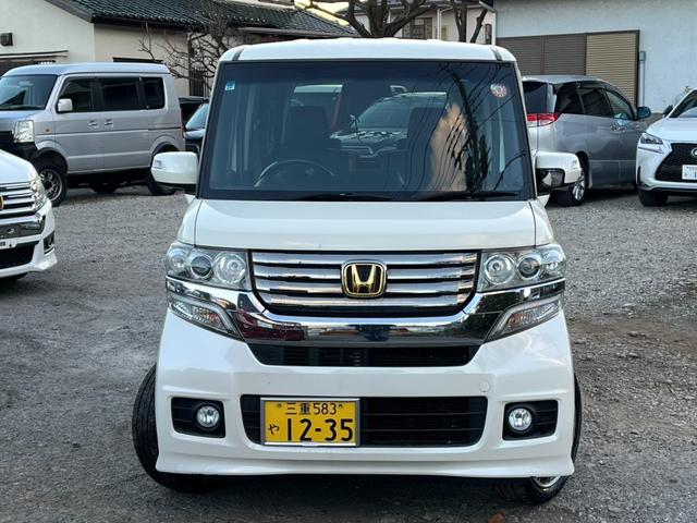 N-BOXカスタム G ターボSSパッケージ 4WD バックカメラ 両側電動スライドドア ナビ TV クリアランスソナー オートクルーズコントロール オートライト HID スマートキー アイドリングストップ ベンチシート CVT 盗難防止システム(12枚目)