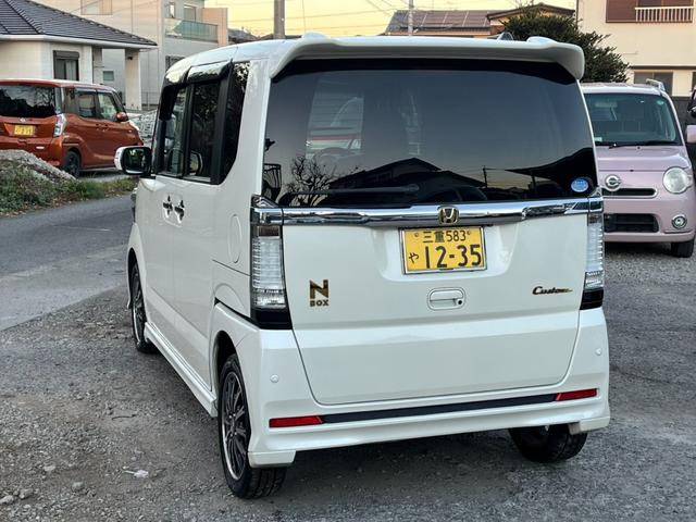 N-BOXカスタム G ターボSSパッケージ 4WD バックカメラ 両側電動スライドドア ナビ TV クリアランスソナー オートクルーズコントロール オートライト HID スマートキー アイドリングストップ ベンチシート CVT 盗難防止システム(17枚目)