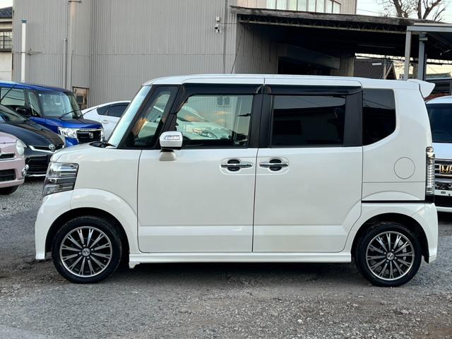 N-BOXカスタム G ターボSSパッケージ 4WD バックカメラ 両側電動スライドドア ナビ TV クリアランスソナー オートクルーズコントロール オートライト HID スマートキー アイドリングストップ ベンチシート CVT 盗難防止システム(18枚目)