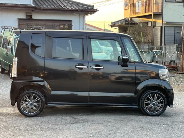 N-BOXカスタム G・ターボパッケージ 4WD バックカメラ 両側電動スライドドア ナビ TV オートクルーズコントロール オートライト HID スマートキー アイドリングストップ ベンチシート CVT 盗難防止システム ABS ESC(14枚目)