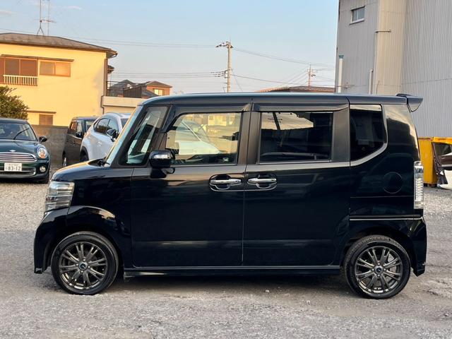N-BOXカスタム G・ターボパッケージ 4WD バックカメラ 両側電動スライドドア ナビ TV オートクルーズコントロール オートライト HID スマートキー アイドリングストップ ベンチシート CVT 盗難防止システム ABS ESC(18枚目)