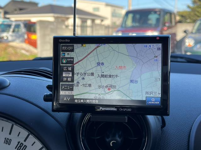 MINI クーパー クロスオーバー ナビ TV アルミホイール オートライト キーレスエントリー AT 盗難防止システム ABS ESC CD エアコン パワーステアリング パワーウィンドウ(2枚目)