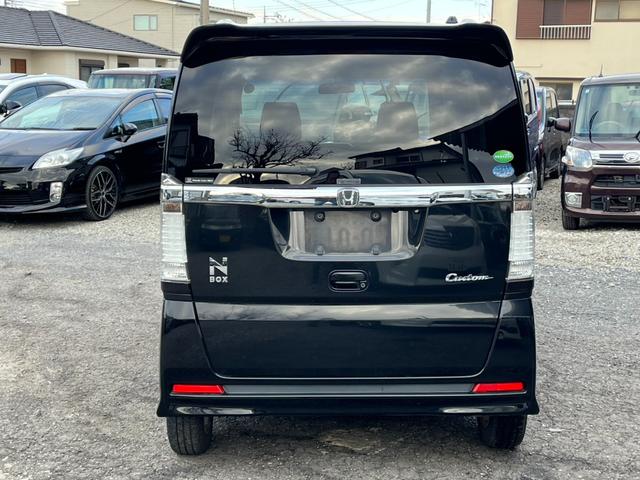 N-BOXカスタム G・Lパッケージ バックカメラ 両側スライド・片側電動 TV オートライト HID スマートキー アイドリングストップ ベンチシート CVT 盗難防止システム ABS ESC CD DVD再生 アルミホイール エアコン(16枚目)