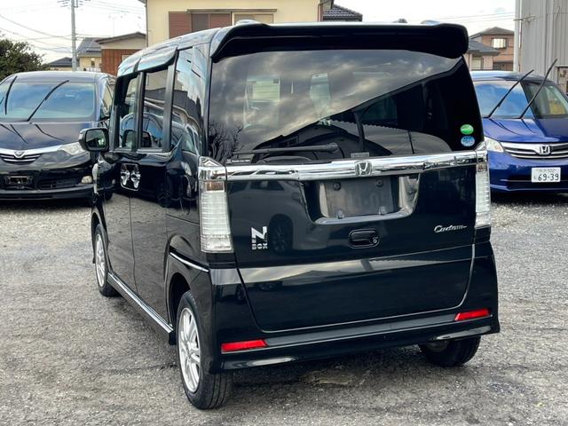 N-BOXカスタム G・Lパッケージ バックカメラ 両側スライド・片側電動 TV オートライト HID スマートキー アイドリングストップ ベンチシート CVT 盗難防止システム ABS ESC CD DVD再生 アルミホイール エアコン(17枚目)