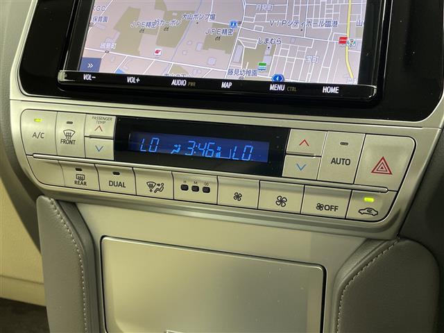 ランドクルーザープラド ＴＸ　Ｌパッケージ　サンルーフ　純正メモリナビ　フルセグＴＶ　トヨタセーフティセンス　パワーシート　レザーシート　シートヒーター　エアシート　前後コーナーセンサー　前後ドライブレコーダー　バックモニター　ＥＴＣ　禁煙車（8枚目）