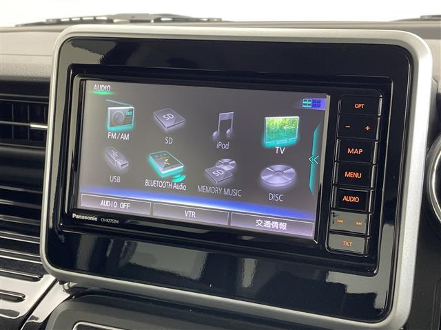 スペーシアカスタム ハイブリッドXSターボ 4WD 純正メモリナビ(BT/FM/AM/フルセグTV) 全周囲カメラ ステアリングスイッチ パドルシフト 両側パワースライドドア ハーフレザーシート シートヒーター サンシェード ウィンカーミラー(6枚目)