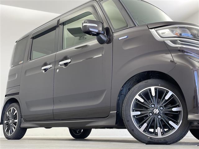 スペーシアカスタム ハイブリッドXSターボ 4WD 純正メモリナビ(BT/FM/AM/フルセグTV) 全周囲カメラ ステアリングスイッチ パドルシフト 両側パワースライドドア ハーフレザーシート シートヒーター サンシェード ウィンカーミラー(16枚目)