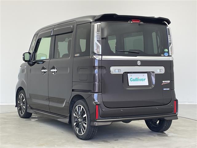 スペーシアカスタム ハイブリッドXSターボ 4WD 純正メモリナビ(BT/FM/AM/フルセグTV) 全周囲カメラ ステアリングスイッチ パドルシフト 両側パワースライドドア ハーフレザーシート シートヒーター サンシェード ウィンカーミラー(43枚目)