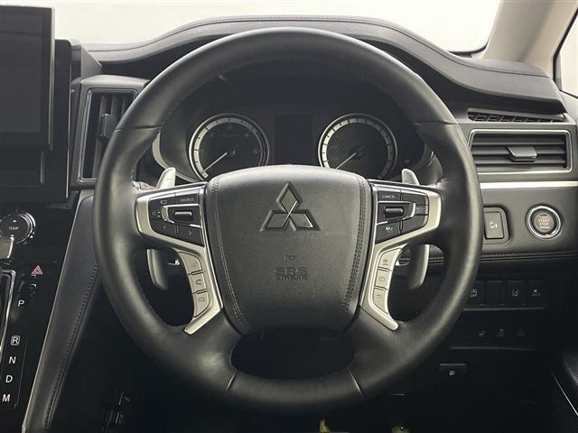 デリカD:5 ・10.1型社外フローティングナビ(AVN-HS01F)・パドルシフト・本革巻きステアリング・ステアリングリモコン・ステアリングヒーター・電子パーキング・ブレーキホールド・エコモード・スポーツペダル(42枚目)