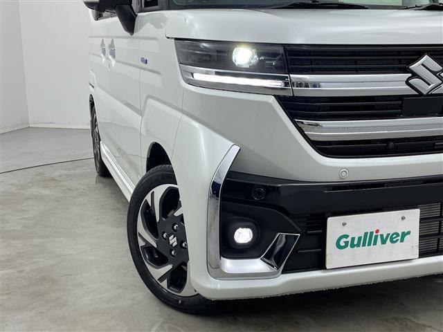 スペーシアカスタム ハイブリッドXS ステアリングヒーター 4WD クルーズコントロール追従 アラウンドビューモニター スペアキー1本 シートヒーター前席 LEDヘッドライト 衝突軽減ブレーキ レーンキープアシスト プッシュスタート(13枚目)