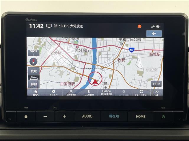 WR-V Z+ 純正メモリナビ フルセグTV ホンダセンシング 衝突被害軽減ブレーキ レーンキープアシスト レーダークルーズコントロール バックモニター パドルシフト ハーフレザーシート(3枚目)