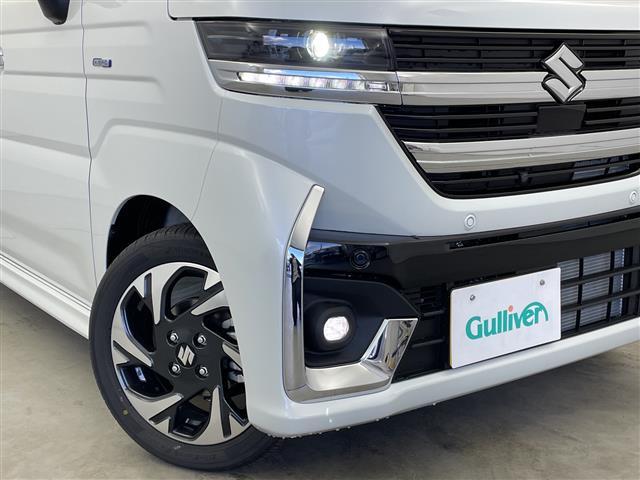 スペーシアカスタム ハイブリッドＸＳ　４ＷＤ　禁煙車　スズキコネクトナビ（ＢＴ／ＦＭ／ＡＭ／フルセグＴＶ）　全周囲カメラ　ステアリングスイッチ　ステアリングヒーター　ハーフレザーシート　シートヒーター　両側パワースライドドア（12枚目）