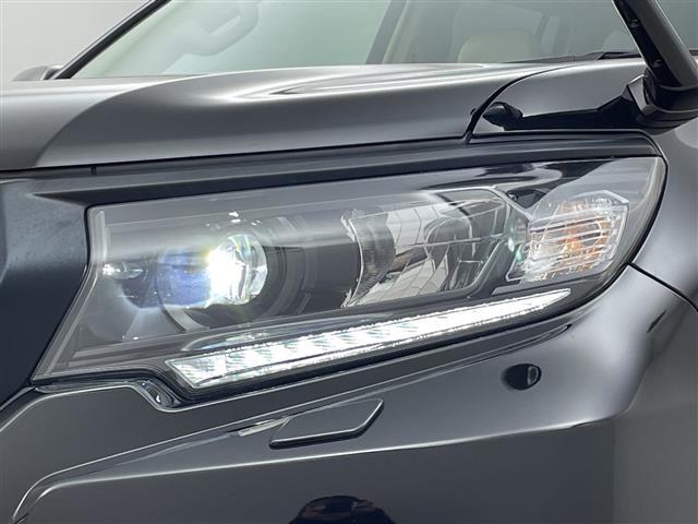 ランドクルーザープラド TX Lパッケージ マットブラックエディション プリクラッシュセーフティ/レーダークルーズコントロール/レーンディパーチャーアラート/パーキングサポートブレーキ/ロードサインアシスト/サンルーフ/ベージュ革シート/エアシート/シートヒーター(23枚目)