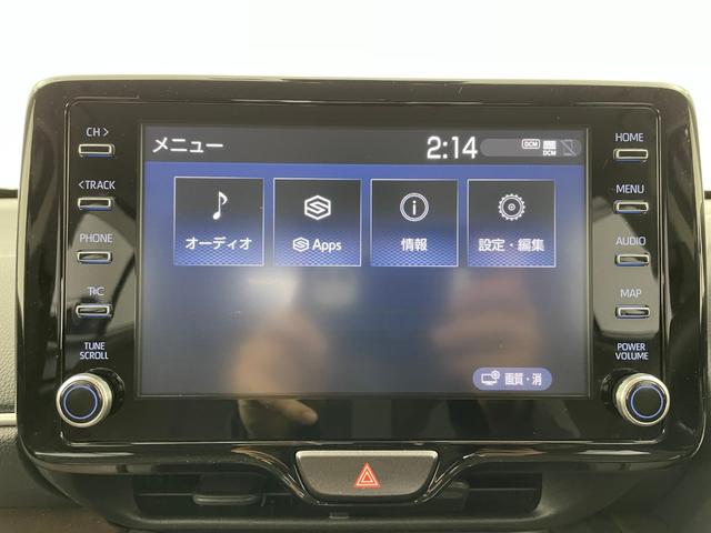 ヤリスクロス Ｚ　純正ディスプレイオーディオ（ＡＭ、ＦＭ、ＢＴ、ＭｉｒａＣａｓｔ）　バックカメラ　追従式クルーズコントロール　衝突軽減ブレーキ　レーンキープ　コーナーセンサー　ハンドルヒーター　シートヒーター（4枚目）