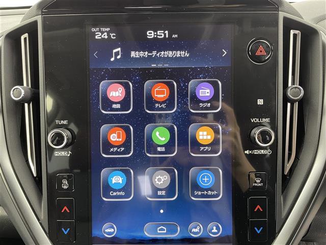 レヴォーグ ＳＴＩスポーツ　ＥＸ　４ＷＤ　純正ナビ　フルセグＴＶ　バック／フロント／サイドカメラ　プリクラッシュブレーキ　追従機能付クルーズコントロール　レーンキープアシスト　オートＬＥＤヘッドライト　フォグランプ　クリアランスソナー（5枚目）