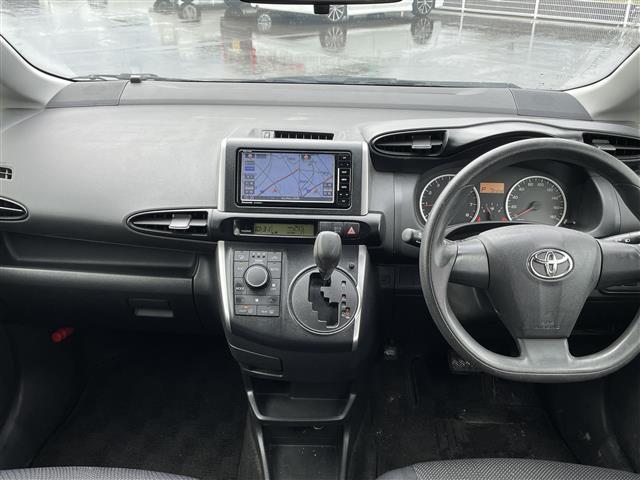 ウィッシュ 1.8X 社外ナビ(CN-RA03WD)(CD DVD フルセグTV bluetooth MSV(SD)) ETC サマータイヤセット積込み 社外17インチAW スマートキー プッシュスタート スペアキー(2枚目)