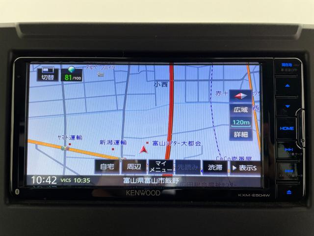 ジムニーシエラ JC 純正ナビ(KXM-E504W)(CD DVD フルセグTV bluetooth) バックカメラ ETC 衝突軽減ブレーキ レーンキープ 前席シートヒーター クルコン スマートキー LED スペアキー(8枚目)