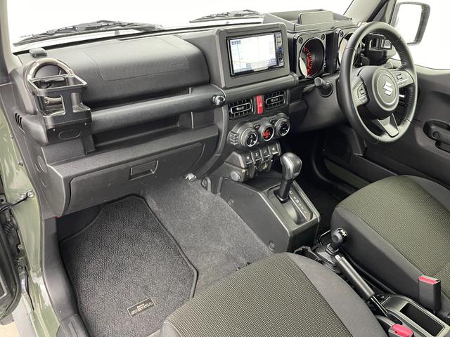 ジムニーシエラ JC 純正ナビ(KXM-E504W)(CD DVD フルセグTV bluetooth) バックカメラ ETC 衝突軽減ブレーキ レーンキープ 前席シートヒーター クルコン スマートキー LED スペアキー(28枚目)