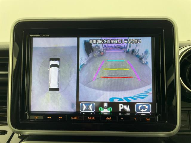 スペーシアカスタム ハイブリッドXSターボ ワンオーナー 社外ナビ TV アラウンドビューモニター ヘッドアップディスプレイ 両側パワースライドドア 衝突被害軽減ブレーキ クルーズコントロール レーンキープアシスト オートマチックハイビーム(8枚目)