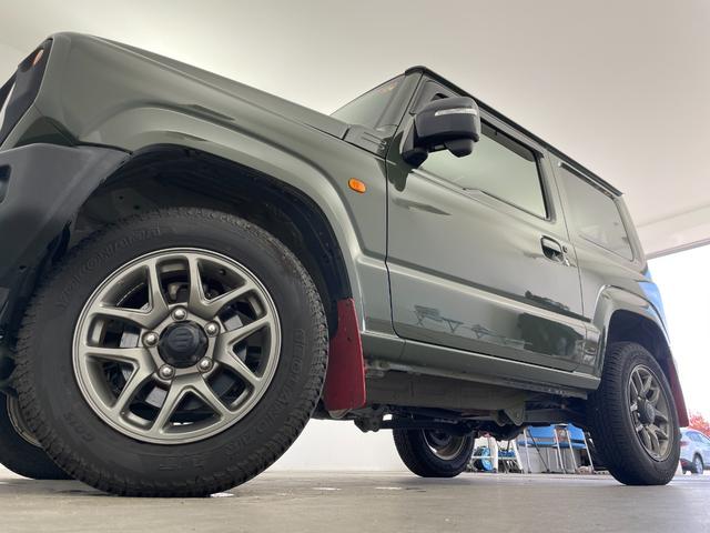 ジムニー XC 社外ナビ ドライブレコーダー ETC シートヒーター 衝突被害軽減システム クルーズコントロール レーンキープアシスト 横滑り防止装置 オートLEDライト 純正アルミホイール ステアリングスイッチ(52枚目)