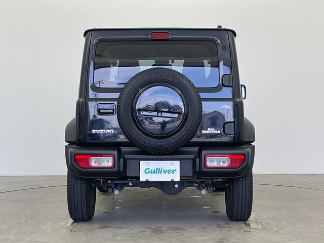 ジムニーシエラ JC 社外ナビ バックカメラ シートヒーター 衝突被害軽減システム レーンキープアシスト 横滑り防止装置 オートLEDライト フォグライト 純正アルミホイール 純正フロアマット ステアリングスイッチ AAC(45枚目)