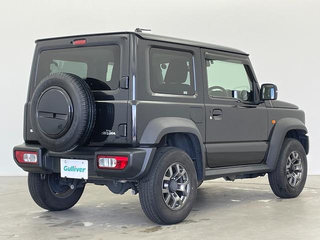 ジムニーシエラ JC 社外ナビ バックカメラ シートヒーター 衝突被害軽減システム レーンキープアシスト 横滑り防止装置 オートLEDライト フォグライト 純正アルミホイール 純正フロアマット ステアリングスイッチ AAC(48枚目)